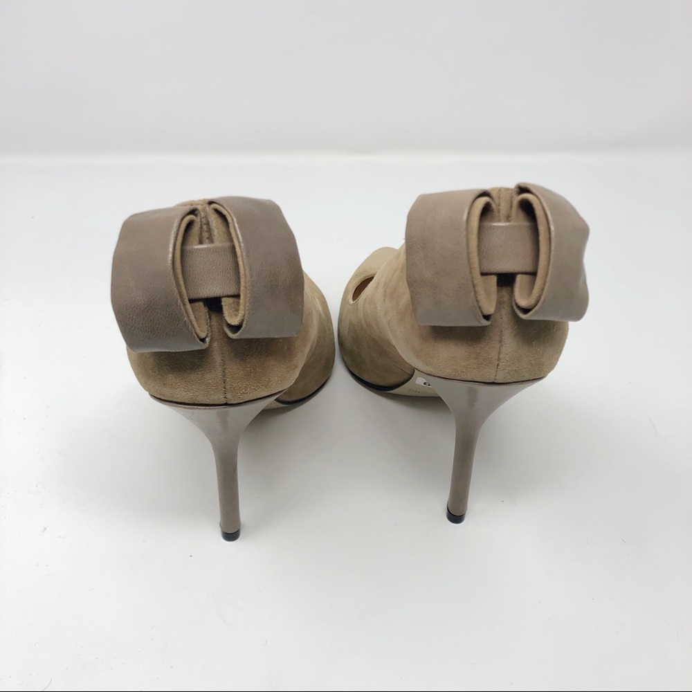 Enzo Angiolini Taupe Suede Eu Padilla Stilettos 9M - Picture 3 of 8